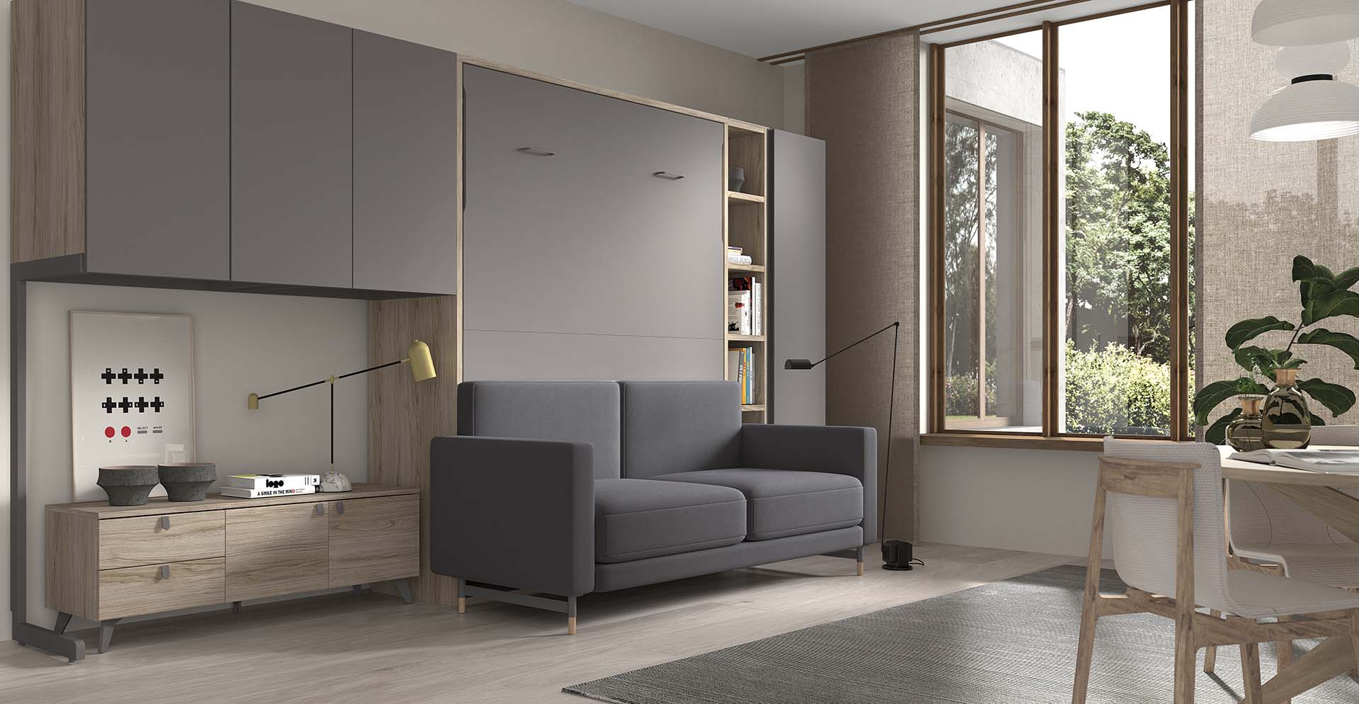 Cama Plegable con sofá GE-269