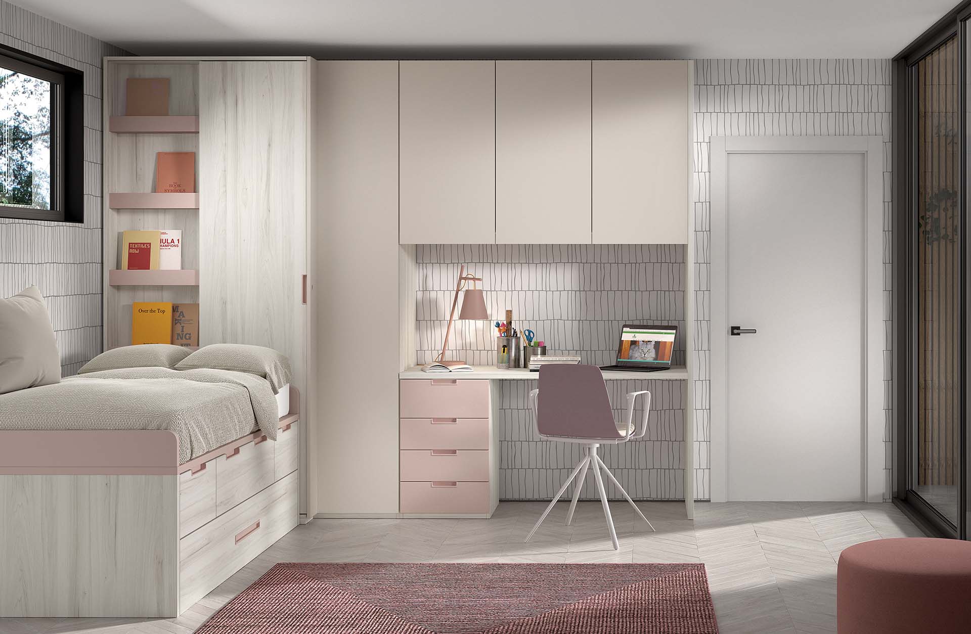 Juvenil cama con cajones GE-02