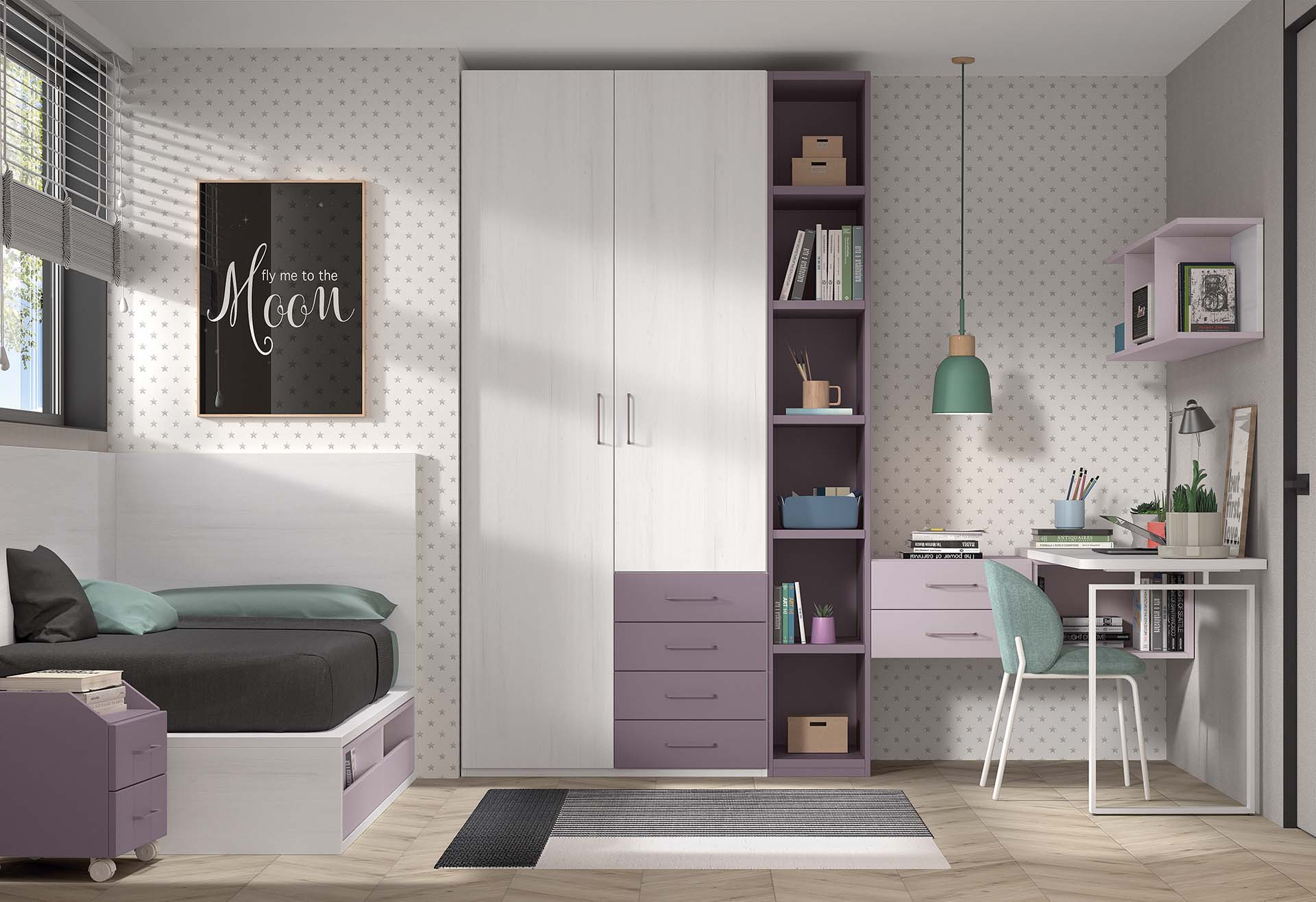 Dormitorio Juvenil GE-307