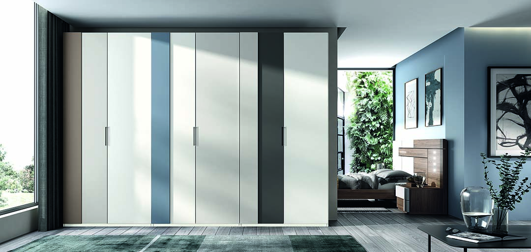 Armario de Diseño con Puertas Bicolor